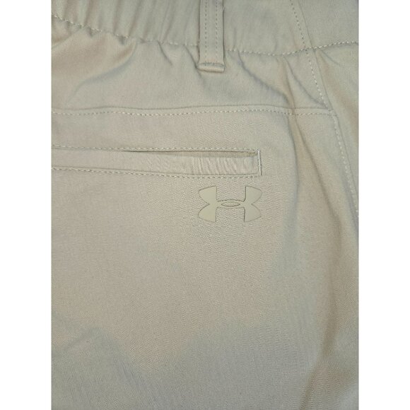 Under Armour Mens Golf Pants 30/30 Lightweight Stretch Athletic Fit Khaki - Picture 5 of 7